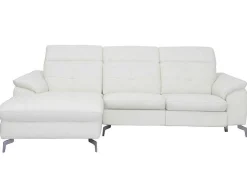 Relax Hoekbank Elektrisch Van Buffelleer Lismore - Wit - Hoek Links