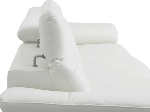 Relax Hoekbank Elektrisch Van Buffelleer Lismore - Wit - Hoek Links