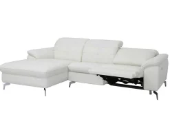 Relax Hoekbank Elektrisch Van Buffelleer Lismore - Wit - Hoek Links
