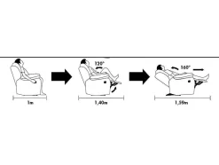 Relaxfauteuil Evasion Van Leer - Bruin