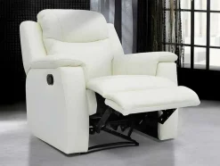 Relaxfauteuil Evasion Van Leer - Ivoorwit