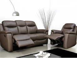Relaxfauteuil Evasion Van Leer - Bruin