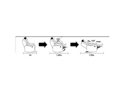 Relaxfauteuil Evasion Van Leer - Zwart