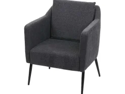 Relaxfauteuil Mcw-H93A, Stof/Textiel Donkergrijs