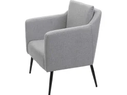Relaxfauteuil Mcw-H93A, Stof/Textiel Lichtgrijs
