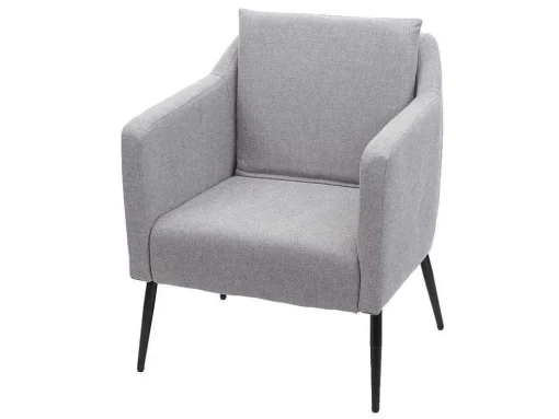 Relaxfauteuil Mcw-H93A, Stof/Textiel Lichtgrijs