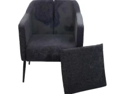 Relaxfauteuil Mcw-H93A, Stof/Textiel Donkergrijs