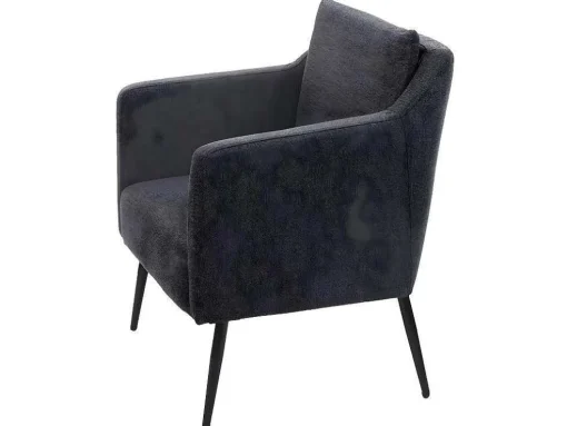Relaxfauteuil Mcw-H93A, Stof/Textiel Donkergrijs