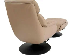 Relaxfauteuil Met Kruk Mcw-K99, Taupe