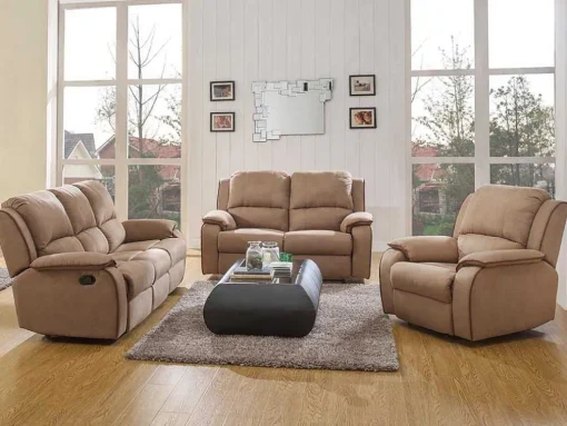 Relaxfauteuil Microvezel Hernani - Zwart