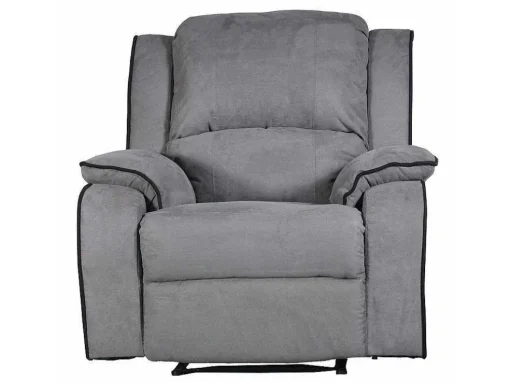Relaxfauteuil Microvezel Hernani - Grijs
