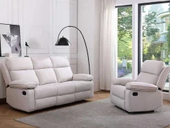 Relaxfauteuil Van Beige Stof Lana