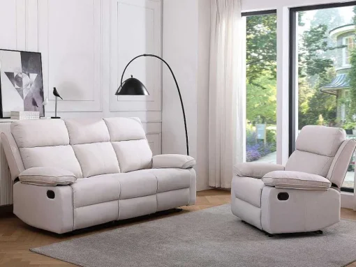 Relaxfauteuil Van Beige Stof Lana