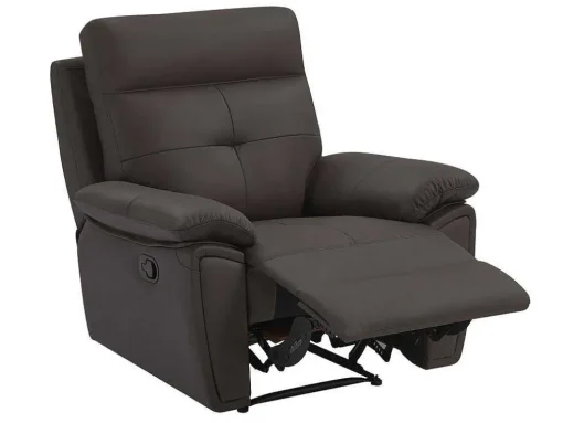 Relaxfauteuil Van Bruin Leer Vineta