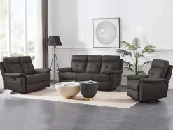 Relaxfauteuil Van Bruin Leer Vineta