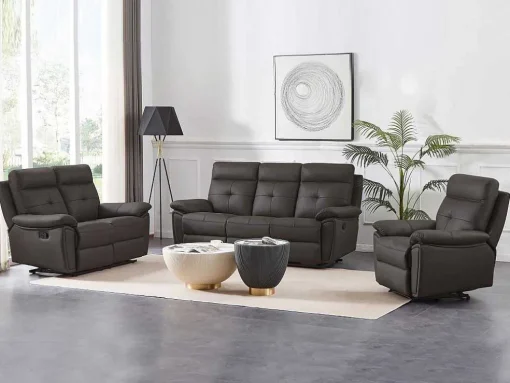 Relaxfauteuil Van Bruin Leer Vineta