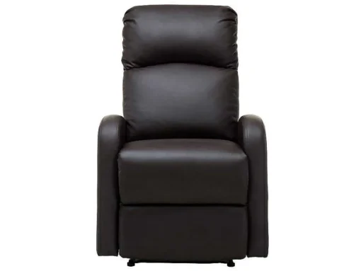 Relaxfauteuil Van Kunstleer Isao - Bruin