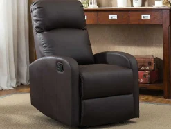 Relaxfauteuil Van Kunstleer Isao - Bruin