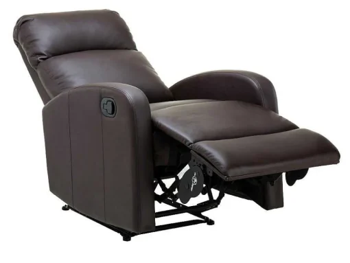 Relaxfauteuil Van Kunstleer Isao - Bruin
