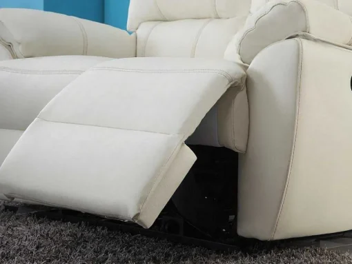 Relaxfauteuil Van Leer Marcis - Ivoor - Elektrisch