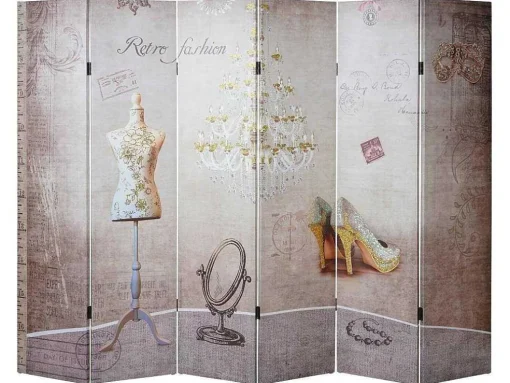 Retro Foto Scherm, 180X240Cm
