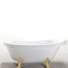 Retro Vrijstaand Bad 170 X 80 Cm Met Gouden Pootjes + Mengkraan Marigold