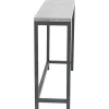 Rise Sidetable 30X110 Cm Beton Decor, Zwart.