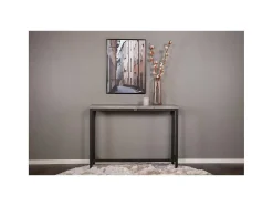 Rise Sidetable 30X110 Cm Beton Decor, Zwart.