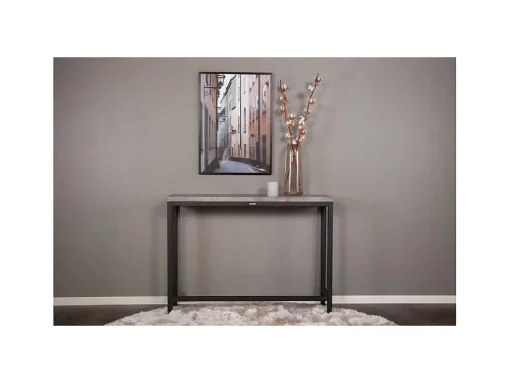 Rise Sidetable 30X110 Cm Beton Decor, Zwart.