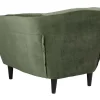 Rita Fauteuil Bosgroen, Rubberhout Zwart.