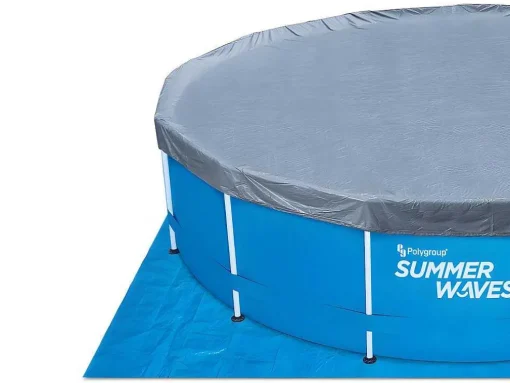 Rond Buisvormig Zwembad Met Cartridge Filterpomp - D457 X H122 Cm - Blauw - Lacanau