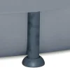 Rond Grijs Buizenzwembad Met Filterpomp Met Patroon - D427 X H107 Cm - Nisoka
