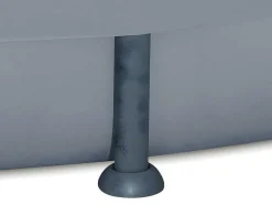 Rond Grijs Buizenzwembad Met Filterpomp Met Patroon - D427 X H107 Cm - Nisoka