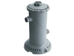 Rond Grijs Buizenzwembad Met Filterpomp Met Patroon - D427 X H107 Cm - Nisoka
