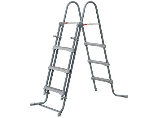 Rond Grijs Buizenzwembad Met Filterpomp Met Patroon - D427 X H107 Cm - Nisoka