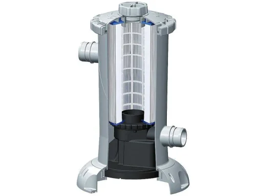 Rond Grijs Buizenzwembad Met Filterpomp Met Patroon - D427 X H107 Cm - Nisoka