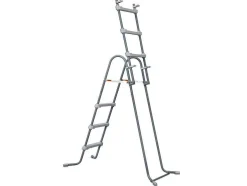 Rond Grijs Buizenzwembad Met Filterpomp Met Patroon - D427 X H107 Cm - Nisoka