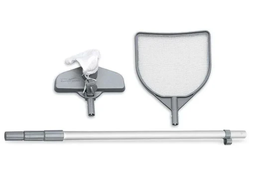 Rond Grijs Buizenzwembad Met Filterpomp Met Patroon - D427 X H107 Cm - Nisoka