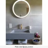 Ronde Badkamerspiegel Met Led-Verlichting Daniela - L60 X H 60 Cm