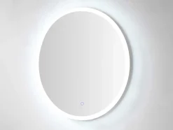 Ronde Badkamerspiegel Met Led-Verlichting Daniela - L60 X H 60 Cm