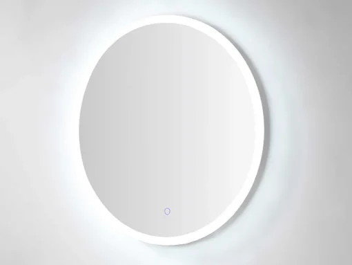 Ronde Badkamerspiegel Met Led-Verlichting Daniela - L60 X H 60 Cm