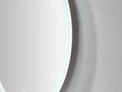 Ronde Badkamerspiegel Met Led-Verlichting Daniela - L60 X H 60 Cm