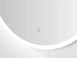 Ronde Badkamerspiegel Met Led-Verlichting Daniela - L60 X H 60 Cm