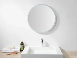 Ronde Badkamerspiegel Met Led-Verlichting Daniela - L60 X H 60 Cm