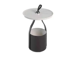 Ronde Chocoladebruine Kunstleren Hoektafel 2067 Angel Cerda