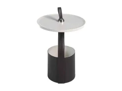 Ronde Chocoladebruine Kunstleren Hoektafel 2067 Angel Cerda