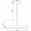 Ronde Design-Hanglamp Met Ledverlichting Van Metaal - D45 Cm - Wit - Vaughan