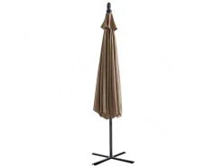Ronde Hangparasol - Taupe - Staal - Ledverlichting - Diameter: 2,93 M - Pocota