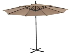 Ronde Hangparasol - Taupe - Staal - Ledverlichting - Diameter: 2,93 M - Pocota