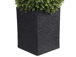 Ronde Kunstbuxus Met Pot - H66 X D40 Cm - Groen - Diava
